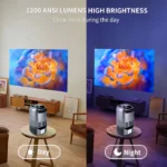 All-in-one Android Projecteur Télescopique Hi-Fi (Projecteur/Support/Baffle) 2/32GB – Image 4