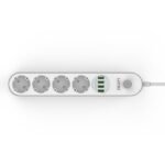 Multiprise LDNIO Siyoteam 2500W 4Prises+4USB Fast Charge SE4432 – Image 5