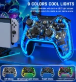 Manette sans-fil RGB vibrante Prime PG-002 Android/PS3/PC/Nintendo/BOX TV – Image 2