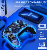 Manette sans-fil RGB vibrante Prime PG-002 Android/PS3/PC/Nintendo/BOX TV – Image 7