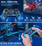 Manette sans-fil RGB vibrante Prime PG-002 Android/PS3/PC/Nintendo/BOX TV – Image 4