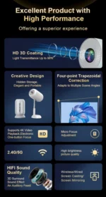 Smart Android Projecteur Datashow Gimbal – Image 9
