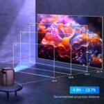 Smart Projector Mural Android 1080P 350ANSI Lumen – Image 2